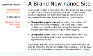 nanoc site