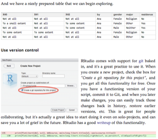 example of blog page