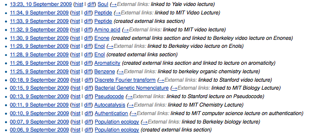 Articles that have gotten open lecture videos
added