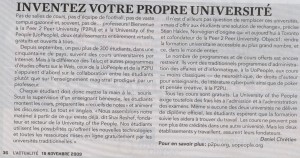 From L'Actualité,
November 15,
2009